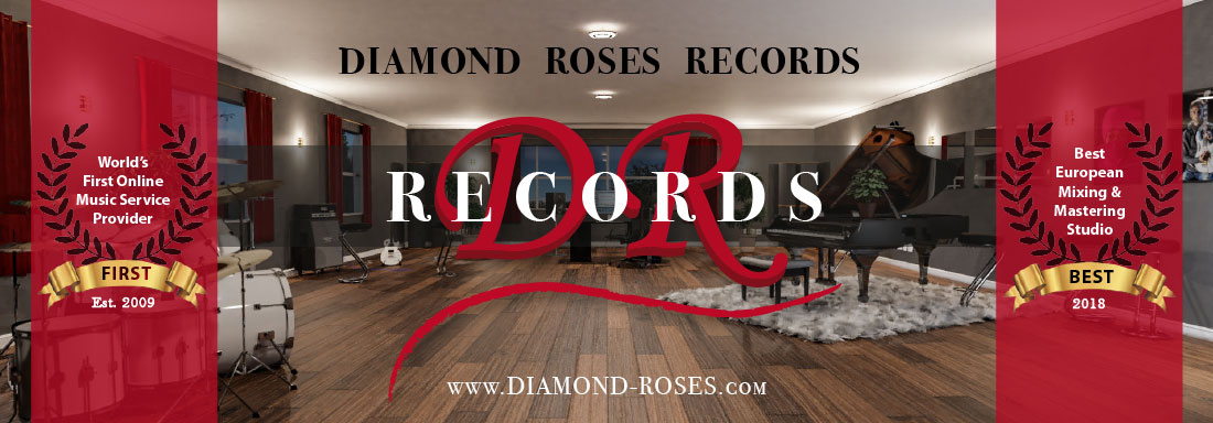 Diamond Roses Records - Homepage Header - Logo
